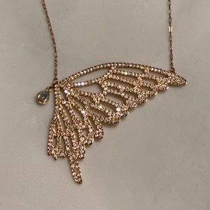 Swarovski - Half Butterfly Crystal Necklace